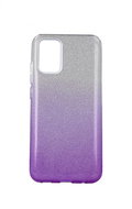 Forcell Samsung A02s glitter silver-purple 56521 - Phone Case