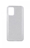 Forcell Samsung A02s glitter silver 56518 - Phone Case