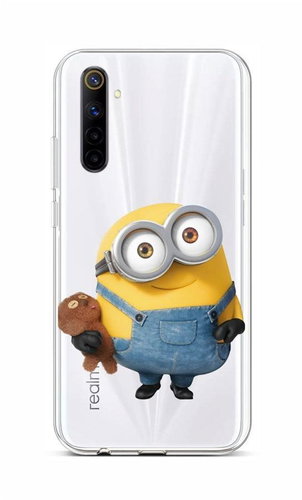 TopQ Realme 6s Silicone Minion Kid 56355 - Phone Cover - Main image