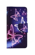 TopQ Samsung A52 booklet Blue with butterflies 56588 - Phone Case