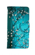 TopQ Samsung A52 booklet Blue with flowers 56587 - Phone Case