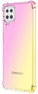 TopQ Samsung A12 silicone Shock rainbow pink-yellow 56667 - Phone Cover