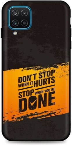 TopQ Samsung A12 silicone Don´t Stop 56779 - Phone Cover - Main image