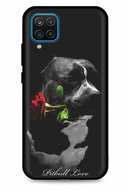TopQ Samsung A12 silicone Pitbull Love 56719 - Phone Cover
