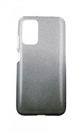 TopQ Xiaomi Redmi 9T glitter silver-black 56816 - Phone Cover