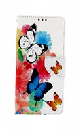TopQ Samsung A12 booklet Colorful with butterflies 57031 - Phone Case