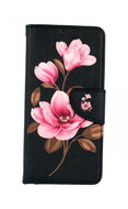 TopQ Samsung A12 booklet Three flowers 57138 - Phone Case