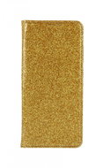 Forcell Samsung A52 book glitter gold 56638 - Phone Case