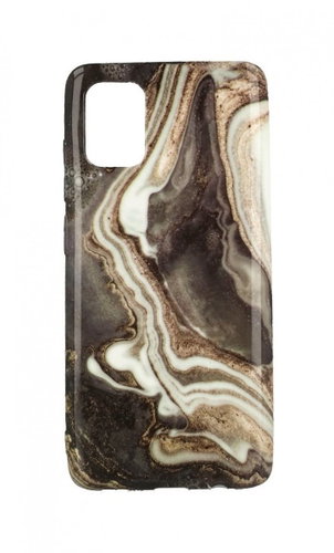 TopQ Samsung A51 silicone Marble white-brown 57289 - Phone Cover - Main image