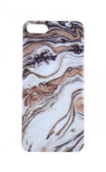 TopQ iPhone SE 2020 silicone Marble Glitter purple 57369 - Phone Cover