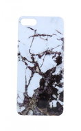TopQ iPhone SE 2020 silicone Marble Glitter white-black 57365 - Phone Cover