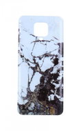 TopQ Xiaomi Redmi Note 9 Pro silicone Marble Glitter white-black 57299 - Phone Cover