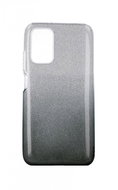 TopQ Xiaomi Poco M3 glitter silver-black 57217 - Phone Cover