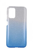 TopQ Xiaomi Poco M3 glitter silver-blue 57215 - Phone Cover