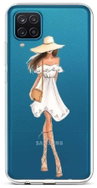 TopQ Samsung A12 silicone Lady 5 57781 - Phone Cover