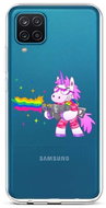 TopQ Samsung A12 silicone Rainbow Gun 57774 - Phone Cover