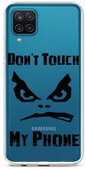 TopQ Samsung A12 silicone Don't Touch transparent 57768 - Phone Cover