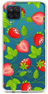 TopQ Samsung A12 silicone Strawberries 57765 - Phone Cover