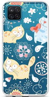 TopQ Samsung A12 silicone Happy Cats 57753 - Phone Cover