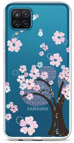 TopQ Samsung A12 silicone Cherry Tree 57751 - Phone Cover - Main image