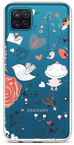TopQ Samsung A12 silicone Funny 57750 - Phone Cover - Main image