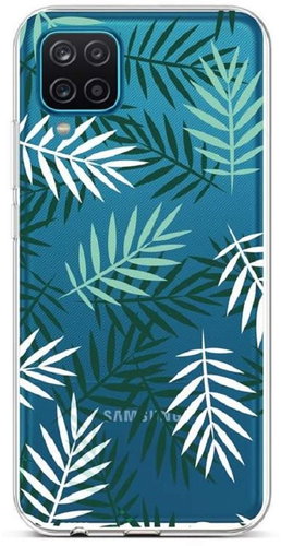 TopQ Samsung A12 silicone Leaf 57747 - Phone Cover - Main image