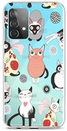 TopQ Samsung A52 silicone Cats 2 57347 - Phone Cover