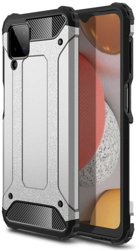 TopQ Samsung A12 Panzer silver 57666 - Phone Cover - Main image