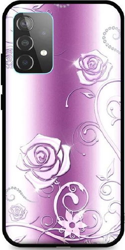 TopQ Samsung A52 silicone Abstract Roses 57457 - Phone Cover - Main image