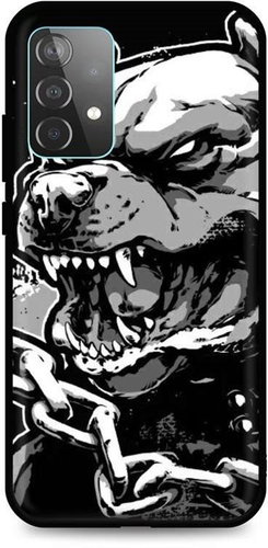 TopQ Samsung A52 silicone Agressive Pitbull 57451 - Phone Cover - Main image
