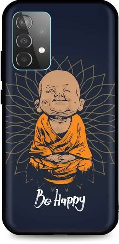 TopQ Samsung A52 silicone Be Happy 57434 - Phone Cover - Main image