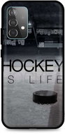 TopQ Samsung A52 silicone Hockey Is Life 57429 - Phone Cover