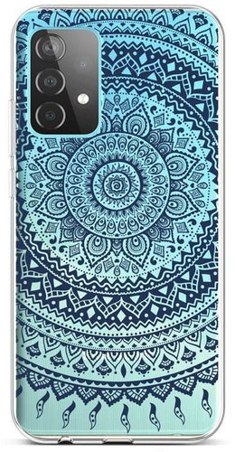 TopQ Samsung A52 silicone Navy Mandala 57402 - Phone Cover - Main image
