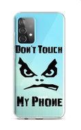 TopQ Samsung A52 silicone Don't Touch transparent 57401 - Phone Cover