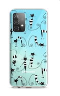 TopQ Samsung A52 silicone Cats 1 57385 - Phone Cover