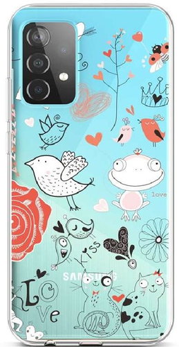 TopQ Samsung A52 silicone Funny 57383 - Phone Cover - Main image