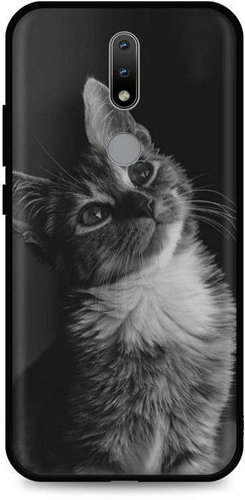 TopQ Nokia 2.4 silicone Cute Cat 57902 - Phone Cover - Main image