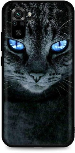 TopQ Xiaomi Redmi Note 10 silicone Dark Cat 58141 - Phone Cover - Main image
