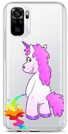TopQ Xiaomi Redmi Note 10 silicone Rude Unicorn 58082 - Phone Cover