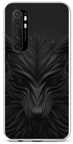 TopQ Xiaomi Mi Note 10 Lite silicone Black Wolf 57836 - Phone Cover - Main image