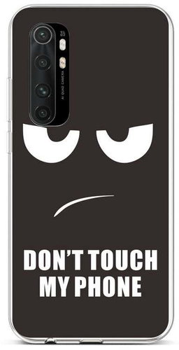 TopQ Xiaomi Mi Note 10 Lite silicone Don't Touch 57835 - Phone Cover - Main image