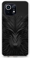 TopQ Xiaomi Mi 11 silicone Black Wolf 57823 - Phone Cover