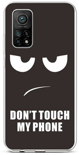TopQ Xiaomi Mi 10T Pro silicone Don't Touch 57809 - Phone Cover - Main image