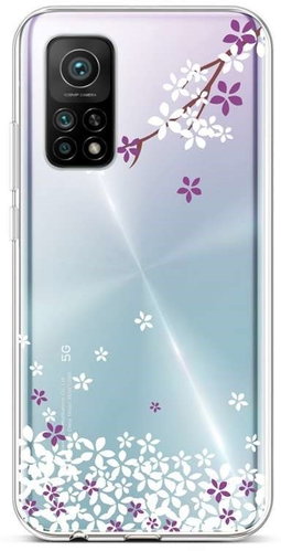 TopQ Xiaomi Mi 10T Pro silicone Sakura flowers 57807 - Phone Cover - Main image