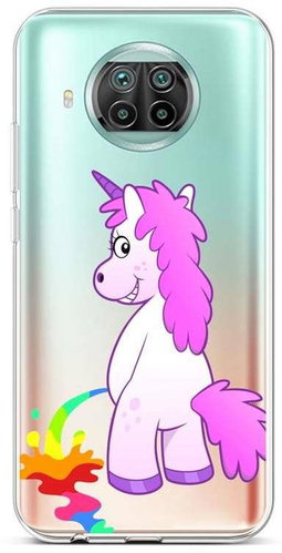 TopQ Xiaomi Mi 10T Lite silicone Rude Unicorn 57800 - Phone Cover - Main image