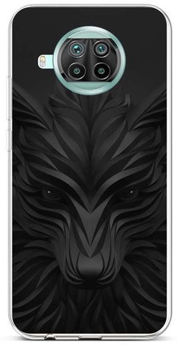 TopQ Xiaomi Mi 10T Lite Silicone Black Wolf 57797 - Phone Cover - Main image