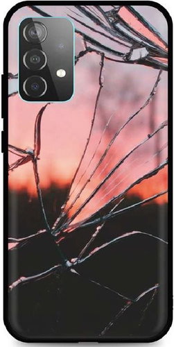 TopQ LUXURY Samsung A52 solid Pink Broken 57692 - Phone Cover - Main image