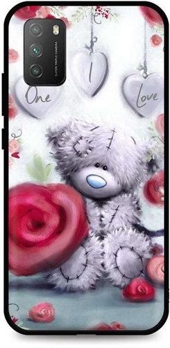 TopQ Xiaomi Poco M3 silicone Teddy Bear 57557 - Phone Cover - Main image