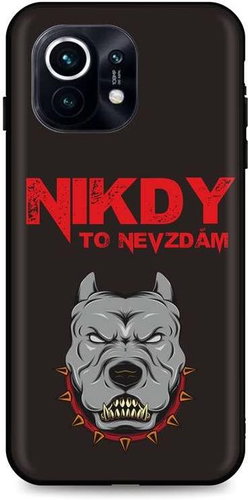 TopQ Xiaomi Mi 11 silicone I'll never give up 57517 - Phone Cover - Main image