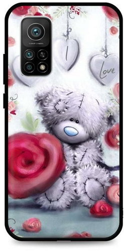 TopQ Xiaomi Mi 10T Pro silicone Teddy Bear 57541 - Phone Cover - Main image
